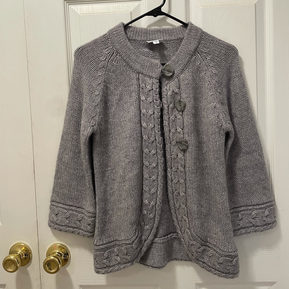 Wool maternity sweater